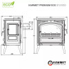 Чавунна піч KAWMET Premium EOS S13 ECO (10 kW)