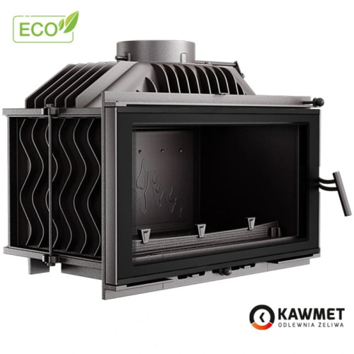 Камінна топка KAWMET W16 Black (9.4 kW) EСO