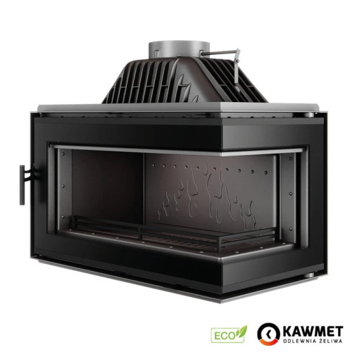Камінна топка KAWMET W16 PB Black (13.5 kW) ECO