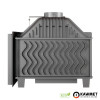 Камінна топка KAWMET W16 PB Black (13.5 kW) ECO