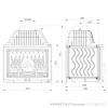 Камінна топка KAWMET W17 Panorama (16.1 kW) EСO
