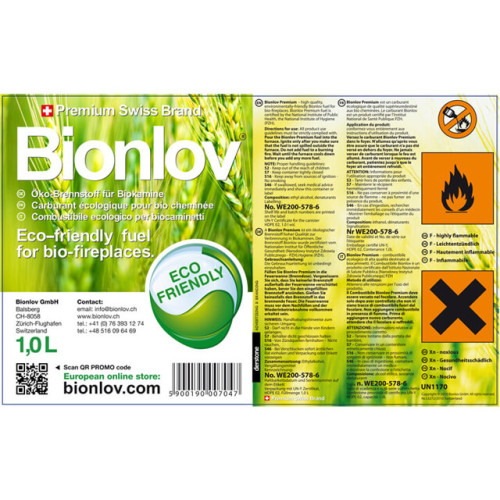 Біопаливо для біокаміну Bionlov 5л