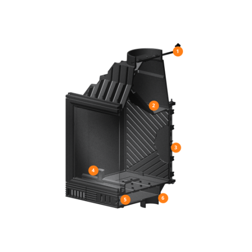Камінна топка KAWMET W9 (9.8 kW) EСO